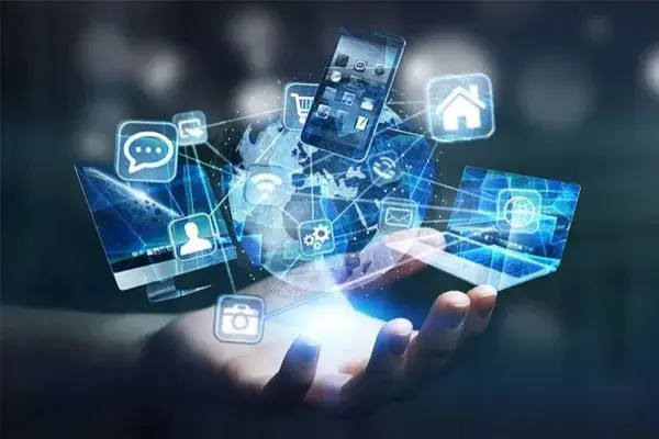 Team using cloud and analytics tools to drive digital transformation
