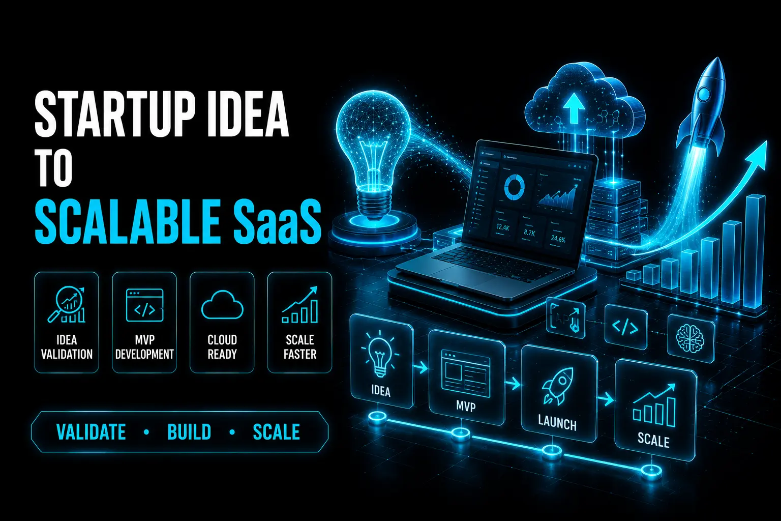 How to Turn a Startup Idea into a Scalable SaaS Product